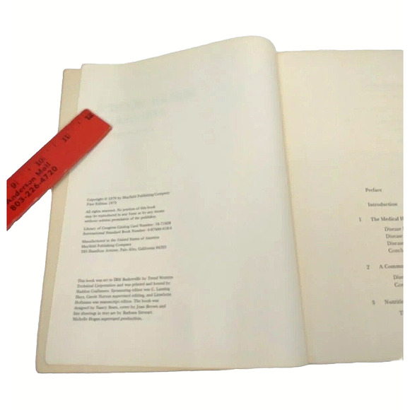 1979 Human Sickness and Health: A Biocultural View by Wood Corinne Shear - Picture 6 of 9